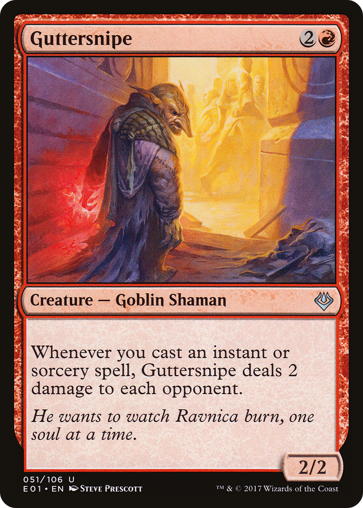 Guttersnipe (E01-051) - Archenemy: Nicol Bolas