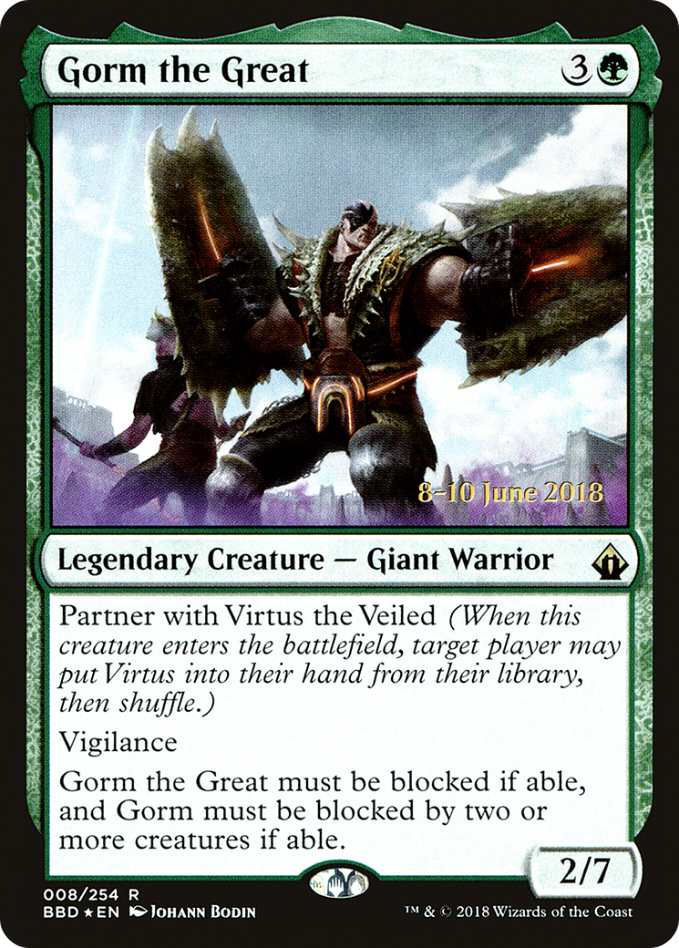 Gorm the Great (PBBD-08S) - Battlebond Promos Foil