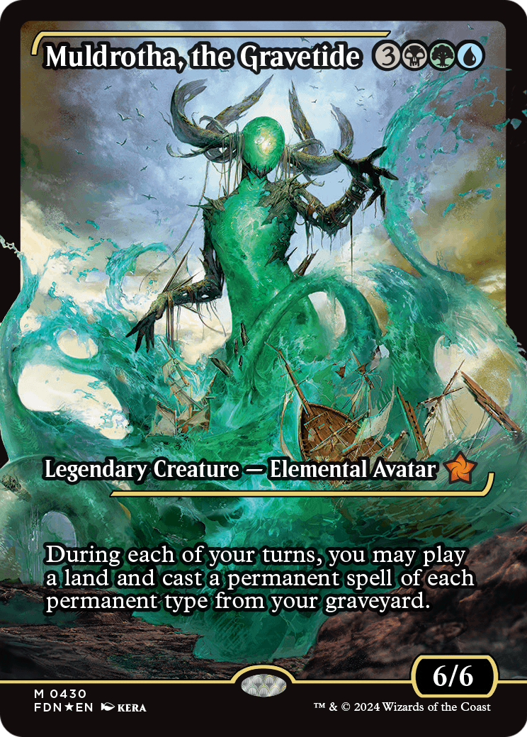 Muldrotha, the Gravetide (FDN-430) - Foundations: (Showcase) Foil