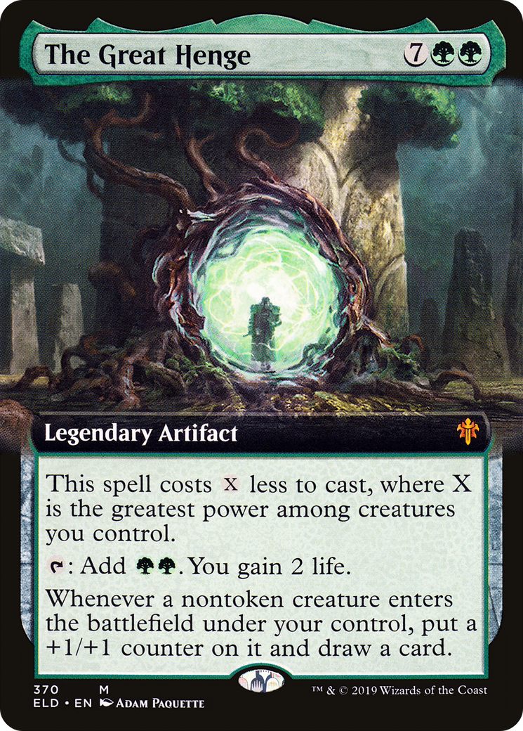 The Great Henge (ELD-370) - Throne of Eldraine: (Extended Art) Foil