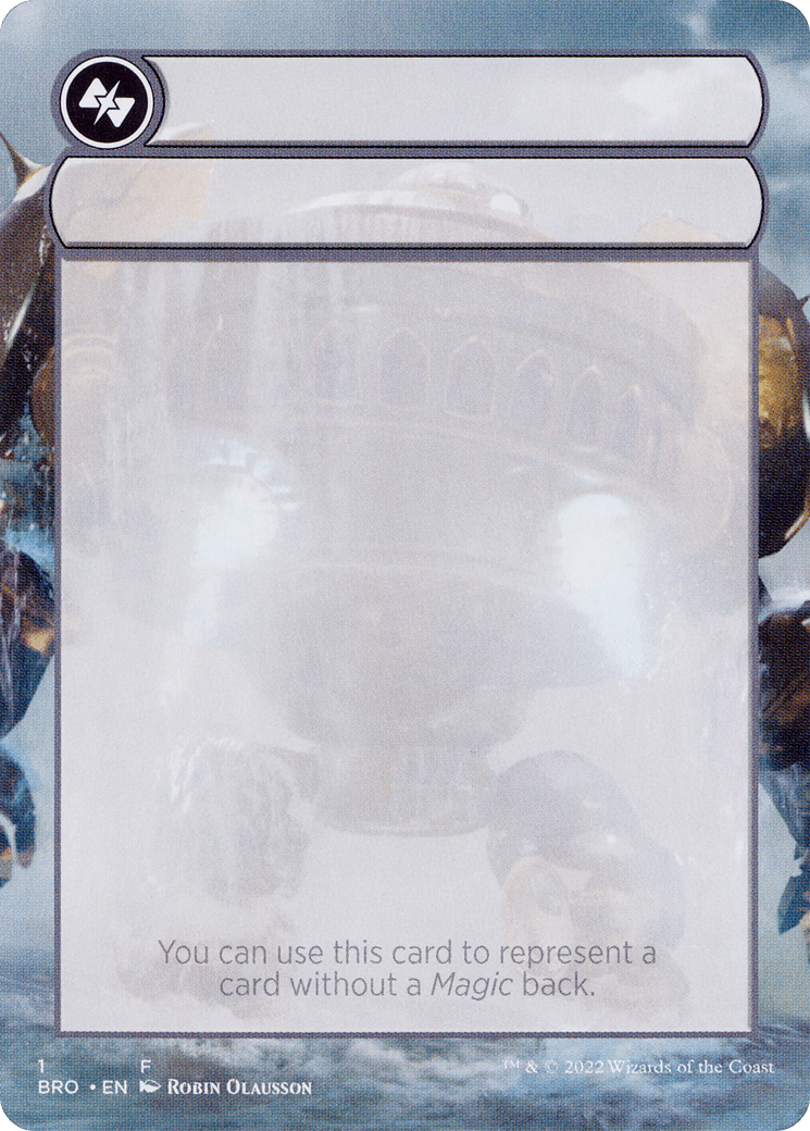 Double-Faced Substitute Card (SBRO-001) - The Brothers' War Substitute Cards (Borderless)