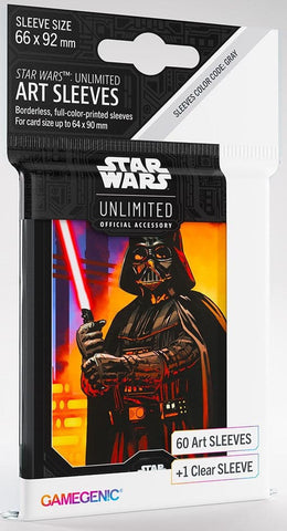 Gamegenic Star Wars Unlimited Art Sleeves | Darth Vader
