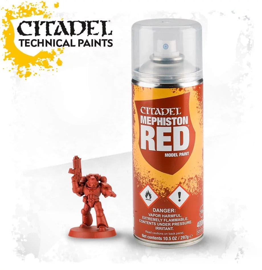Citadel Spray Paint | Mephiston Red 400ml (Pick-up Only)