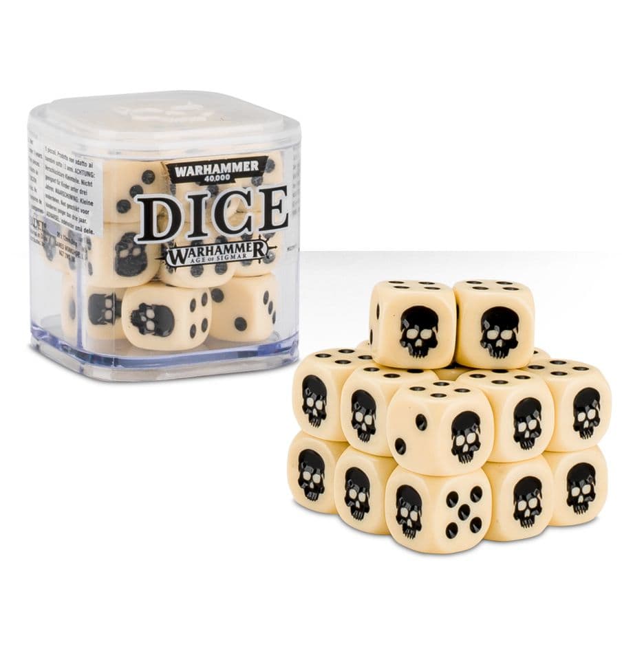 Warhammer | Dice Cube | Bone