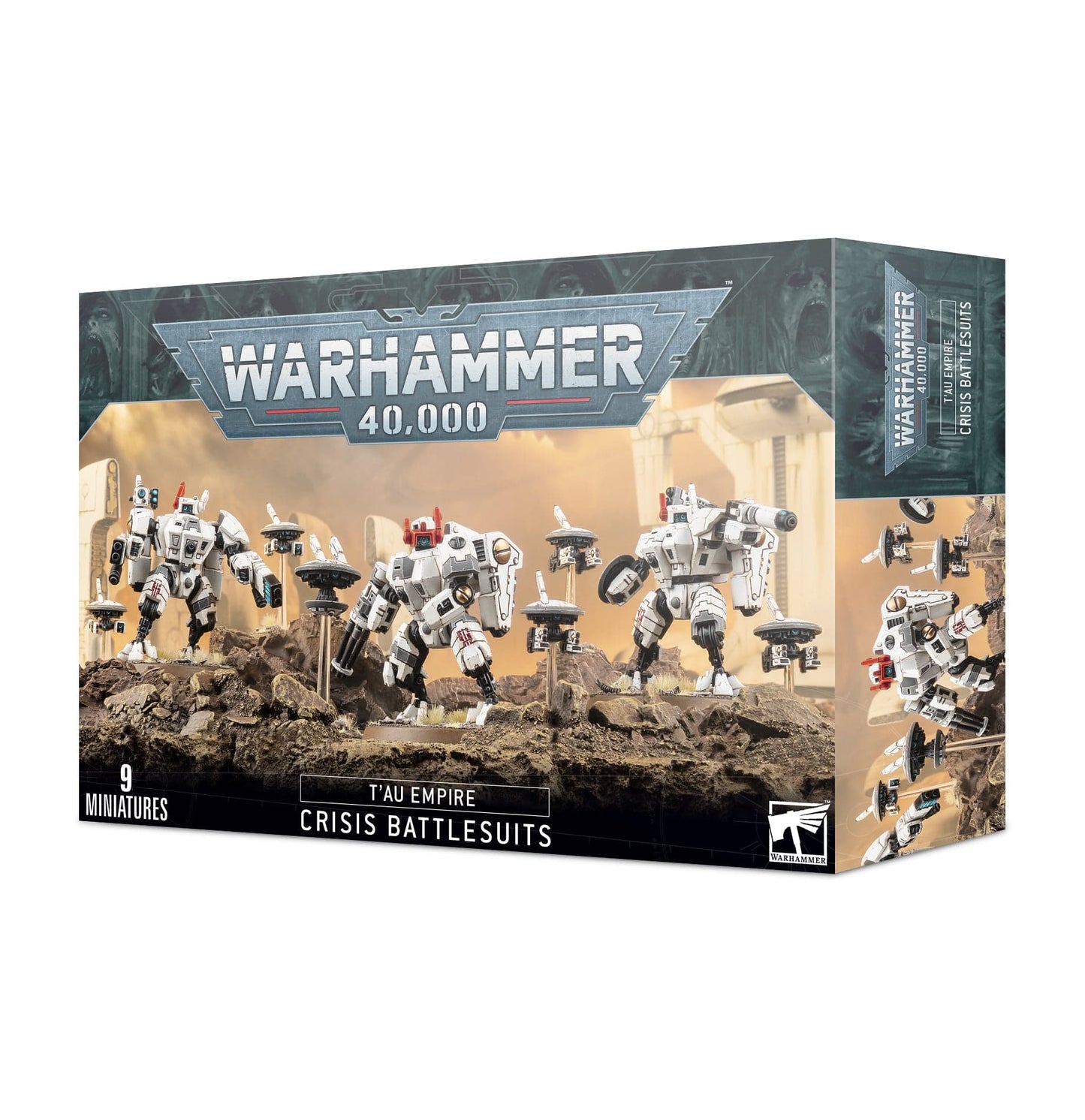 Warhammer 40,000 | T'au Empire | Crisis Battlesuits