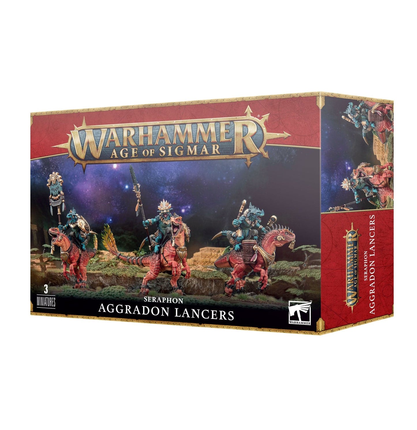 Warhammer: Age of Sigmar | Seraphon | Aggradon Lancers