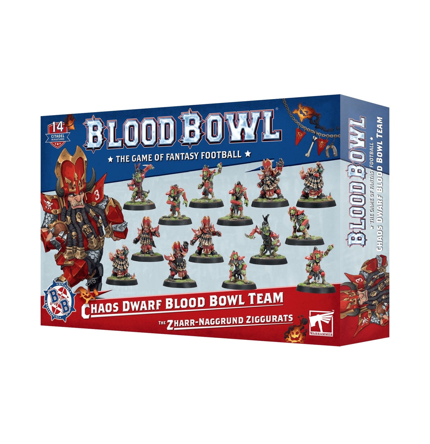 Warhammer: Blood Bowl | Chaos Dwarf Team | The Zharr-Naggrund Ziggurats