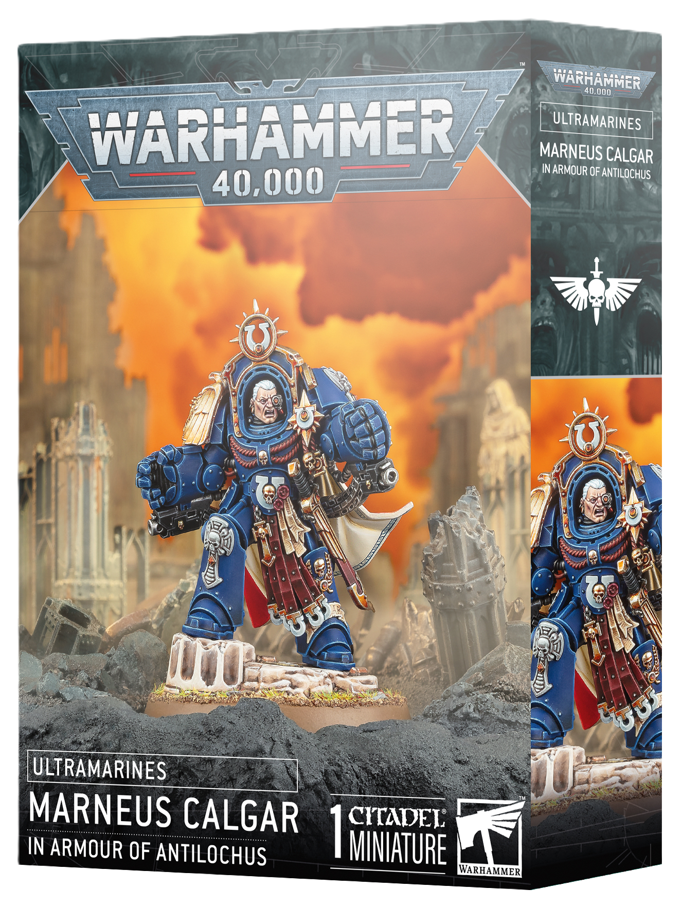 Warhammer 40,000 | Ultramarines | Marneus Calgar in Armour of Antilochus