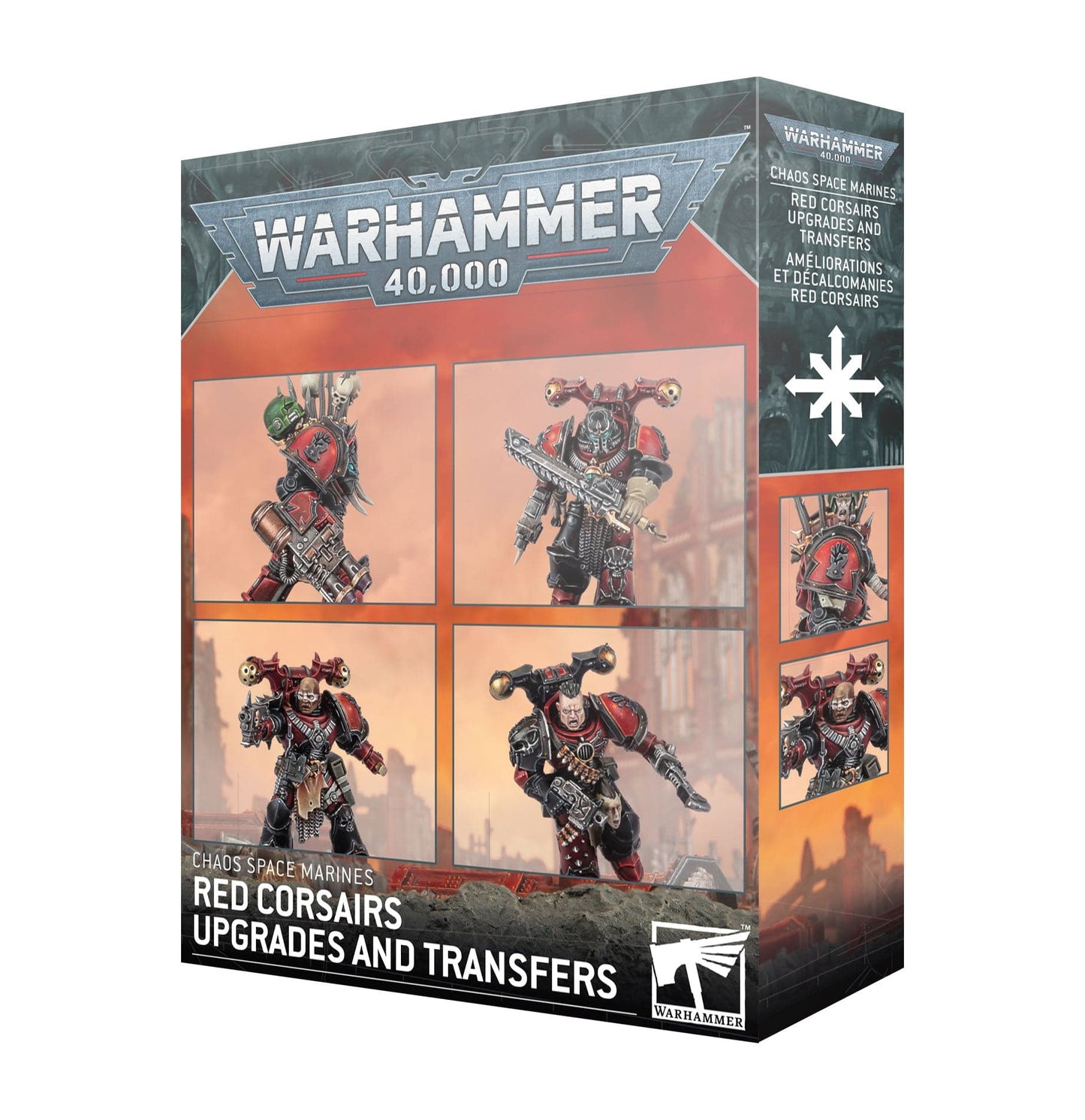 Warhammer 40,000 | Chaos Space Marines | Red Corsairs Upgrades and Transfers