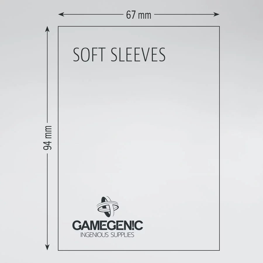 Gamegenic | Soft Card Sleeves (67 x 94mm) - 100ct