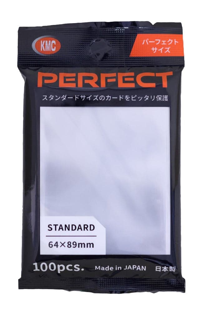 KMC | Standard Size Inner Sleeves | 100ct | Clear Top-Loading (Perfect Fit)