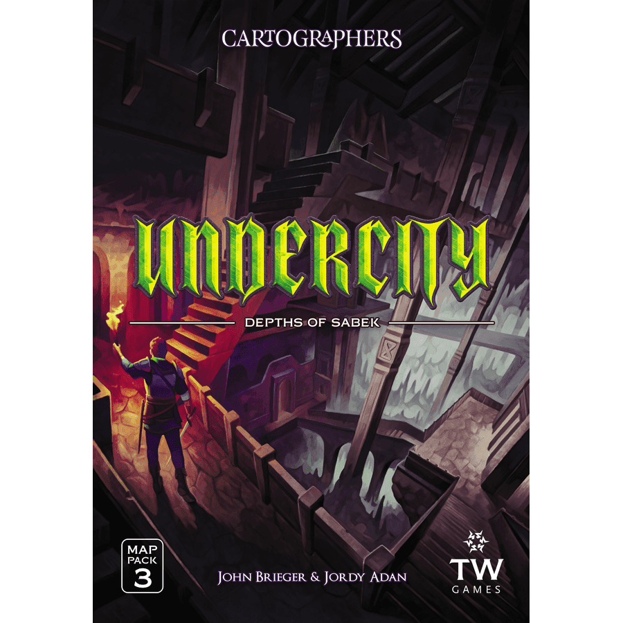 Cartographers | Expansion | Map Pack 3 - Undercity: Depths of Sabek