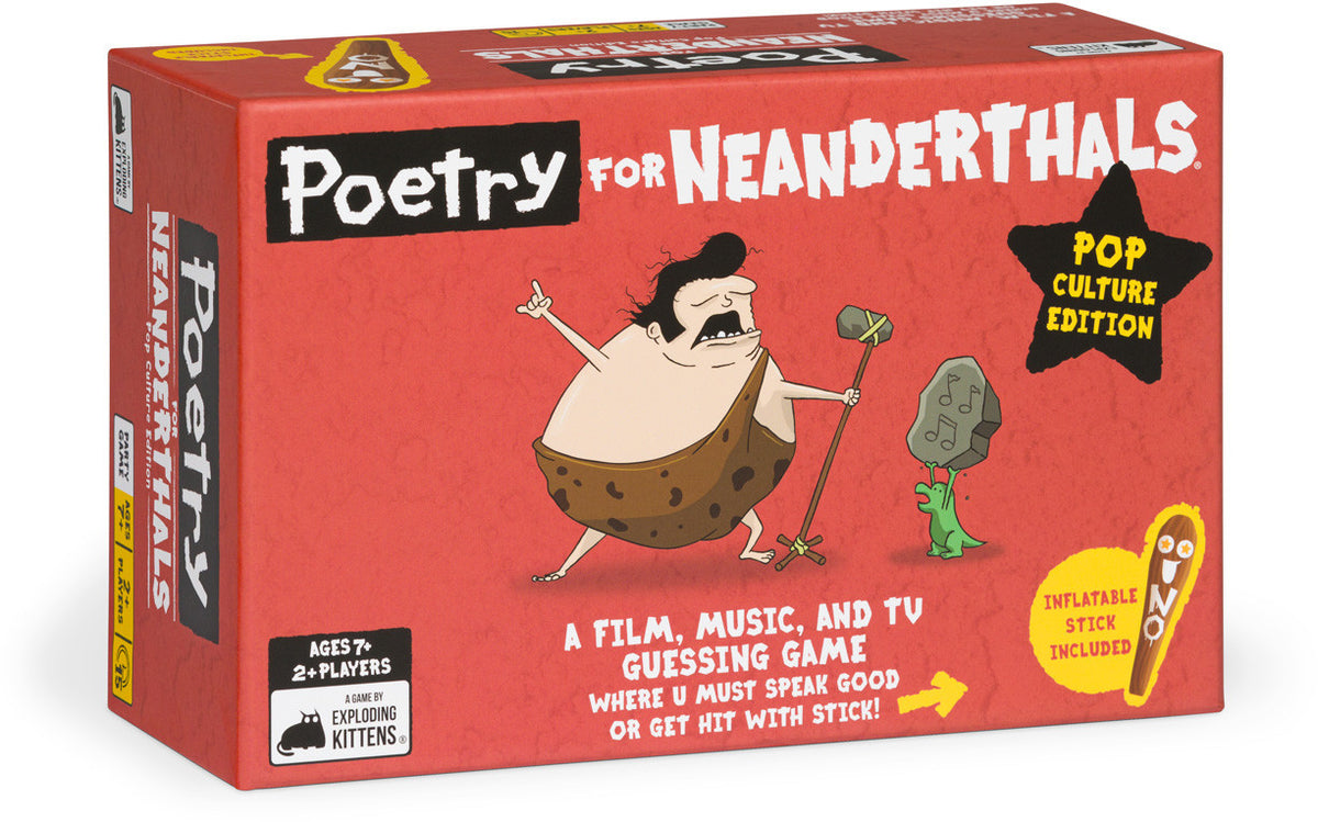 Poetry For Neanderthals | Pop Culture Edition