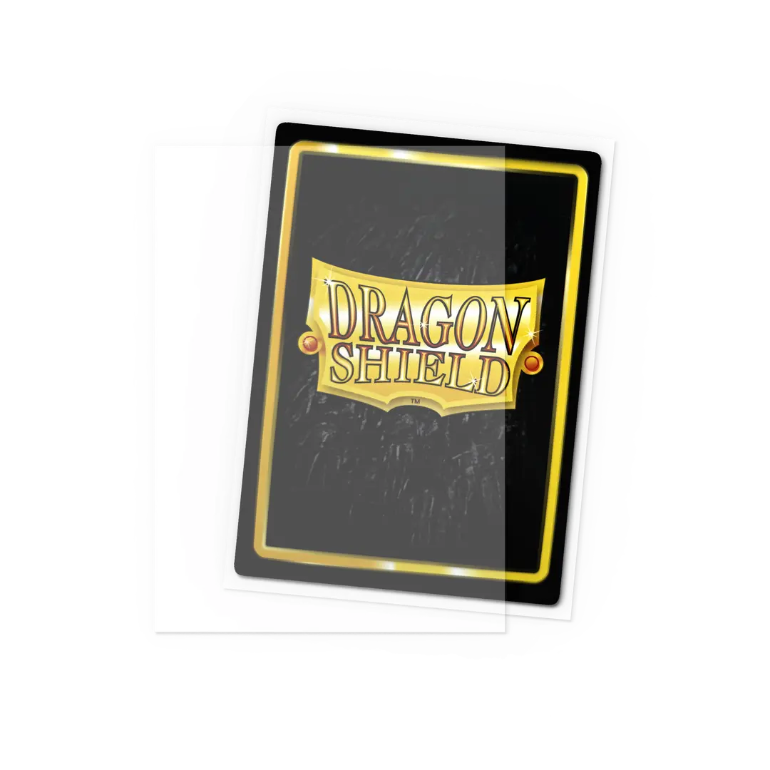 Dragon Shield | Standard Size Sleeves | 100ct | Non-Glare | Clear (Matte)