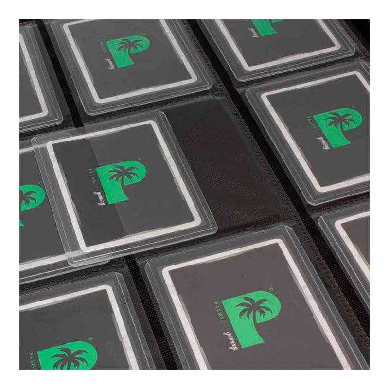 Palms Off | Collector's Series | Clear Top Loader Zip Binder | Turquoise