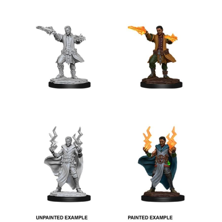 D&D Nolzur's Marvelous Miniatures | Human Sorcerer (Male - A)