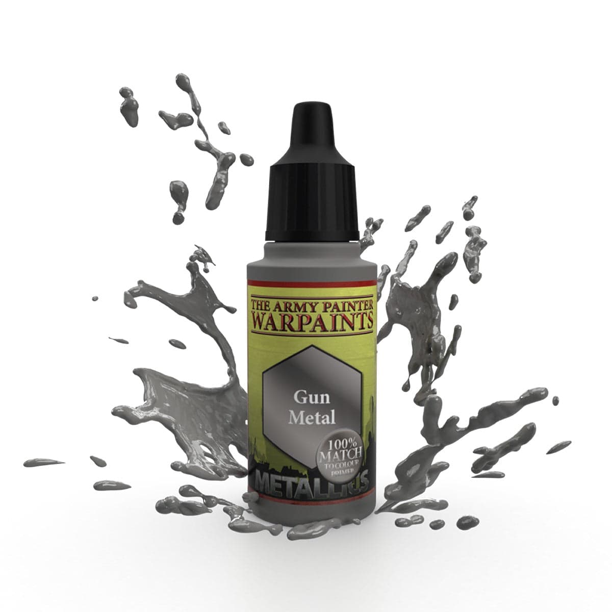 The Army Painter | Metallics | Gun Metal Acrylic Paint 18ml
