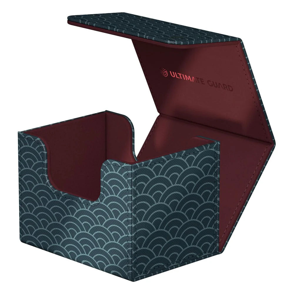 Ultimate Guard | Sidewinder 100+ | Katana: The Shogun's Journey | Seigaiha (Dark Blue/Dark Red)