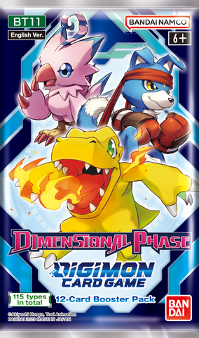 Digimon Card Game | Dimensional Phase BT11 | Booster Pack