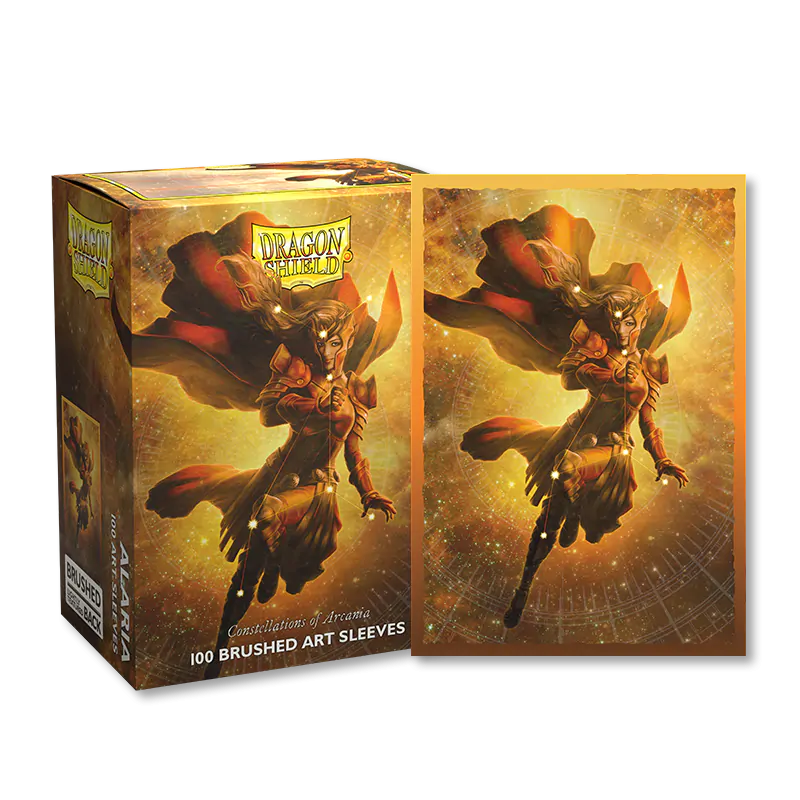 Dragon Shield | Standard Size Sleeves | 100ct | Constellations of Arcania: Alaria (Art Brushed)