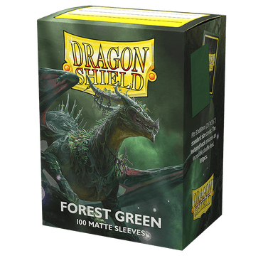 Dragon Shield: Standard 100ct Sleeves - Forest Green (Matte)