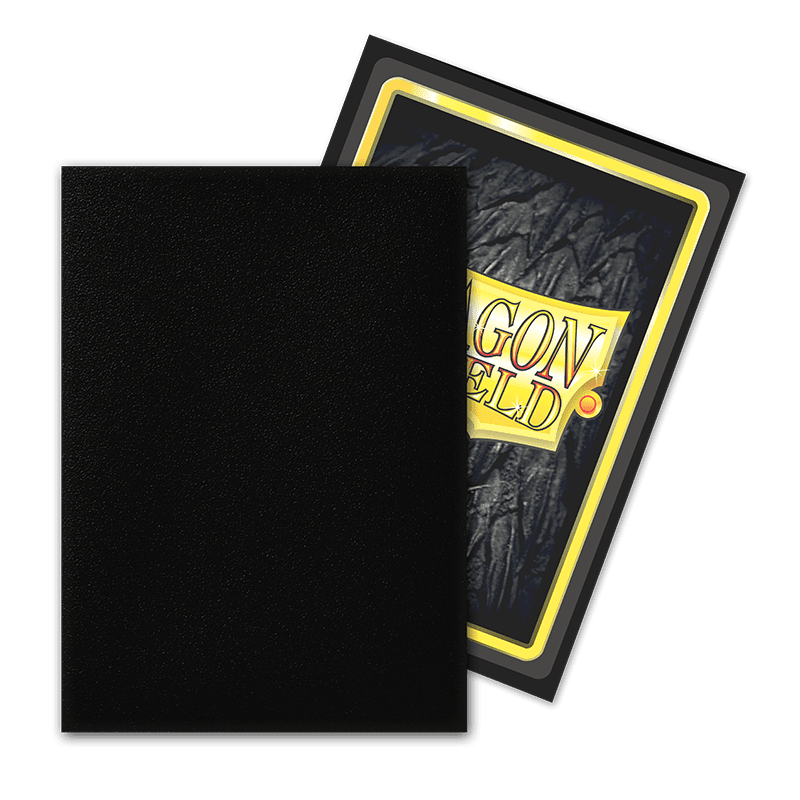 Dragon Shield | Standard Size Sleeves | 100ct | Black (Non-Glare Matte)