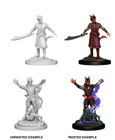 D&D Nolzur's Marvelous Miniatures | Tiefling Warlock (Male - B)