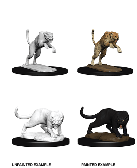 D&D Nolzur's Marvelous Miniatures | Panther & Leopard