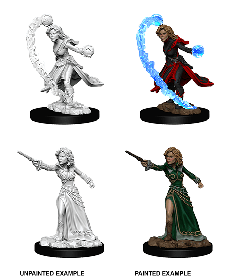 Pathfinder Battles: Deep Cuts Miniatures | Female Human Wizard