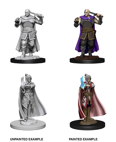 D&D Nolzur's Marvelous Miniatures | Human Ranger & Moon Elf Sorcerer