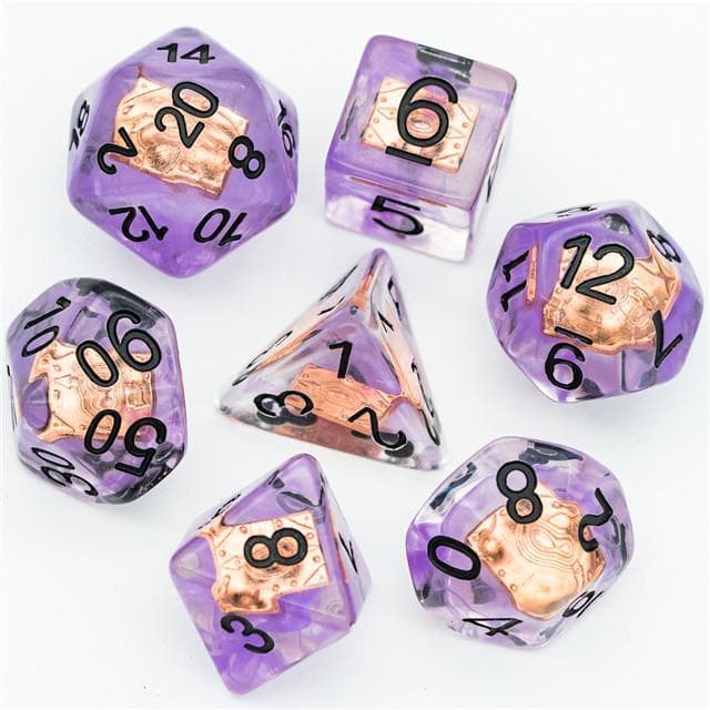 RPG Dice | "Warlock's Tome" | Set of 7