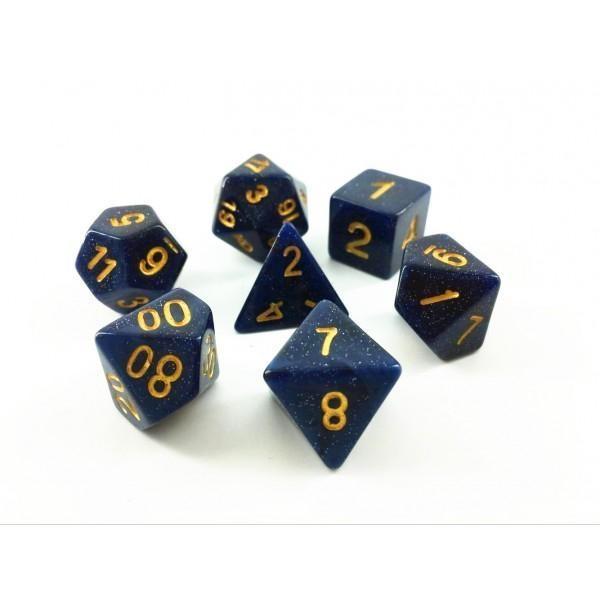 RPG Dice | Galaxy "Dark Universe" | Set of 7