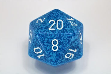 Chessex | d20 Large 34mm | Speckled | Water