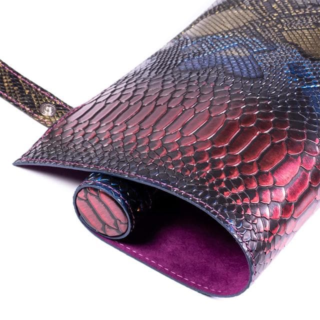 Foldable Dice Mat & Case | Rainbow Dragon Scale (A10)