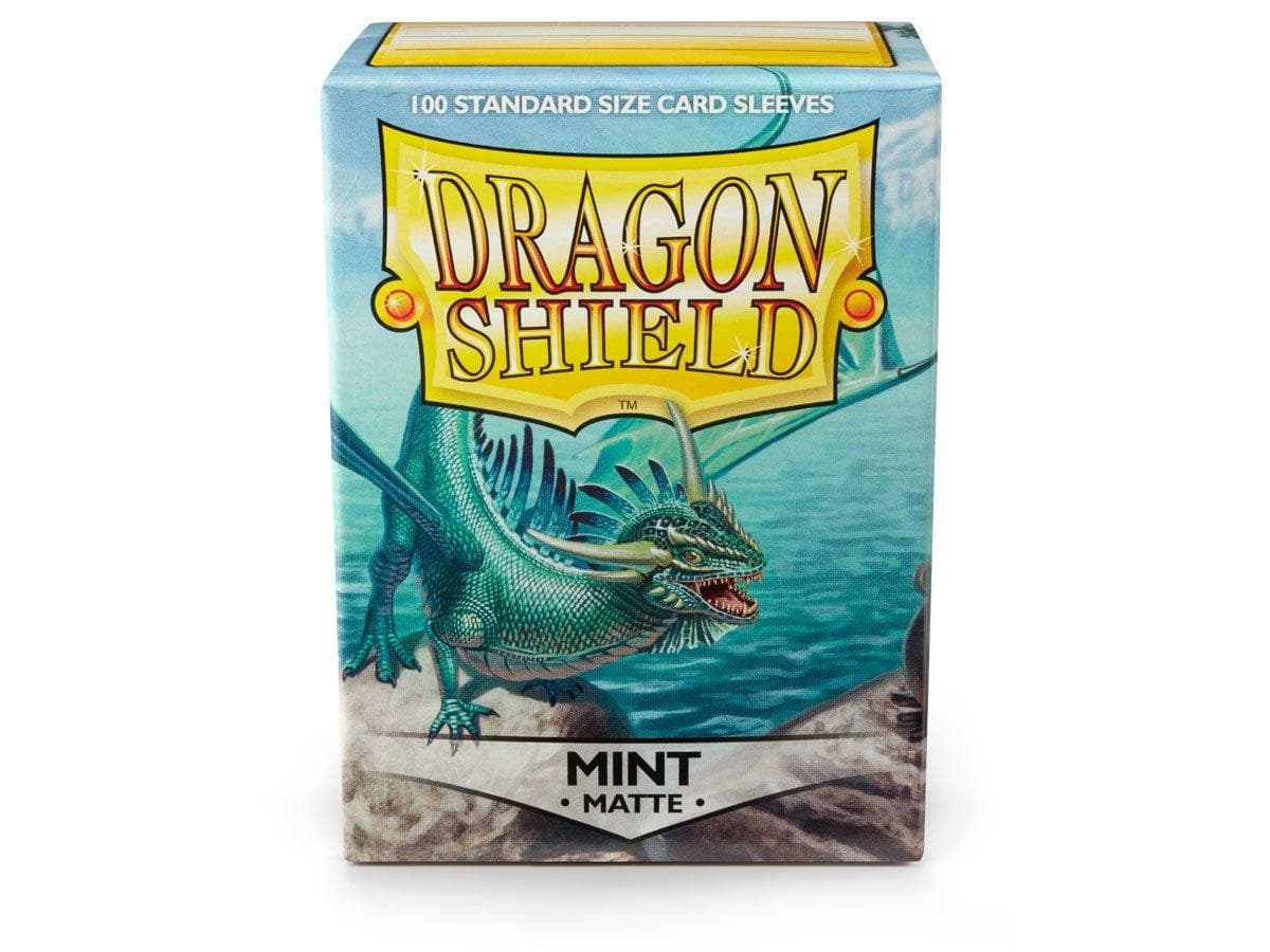 Dragon Shield | Standard Size Sleeve | 100ct | Mint (Matte)