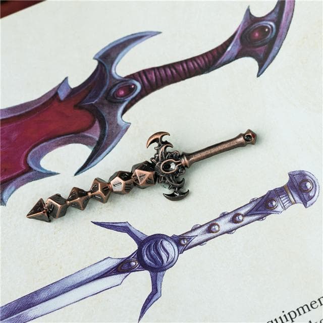 Pendant | "Holy Avenger" Dice Sword | Copper
