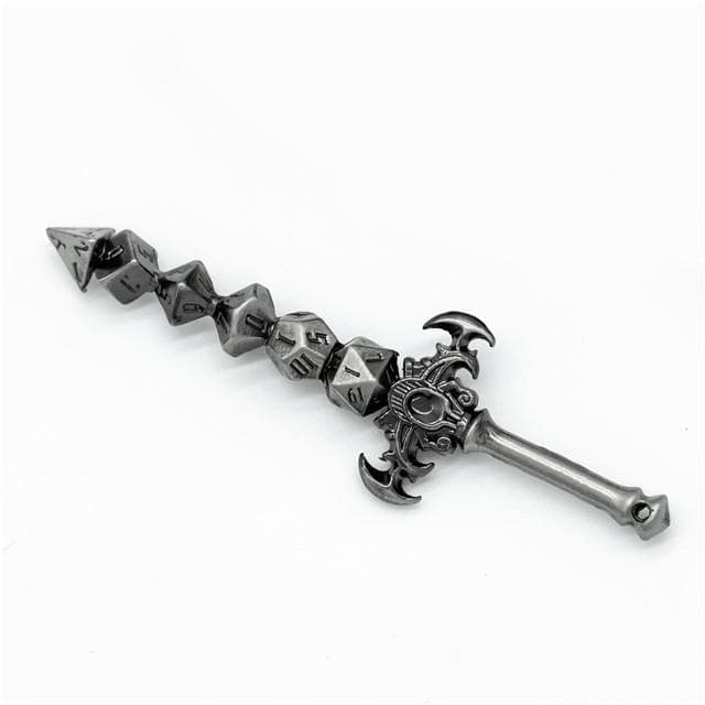 Pendant | "Holy Avenger" Dice Sword | Silver