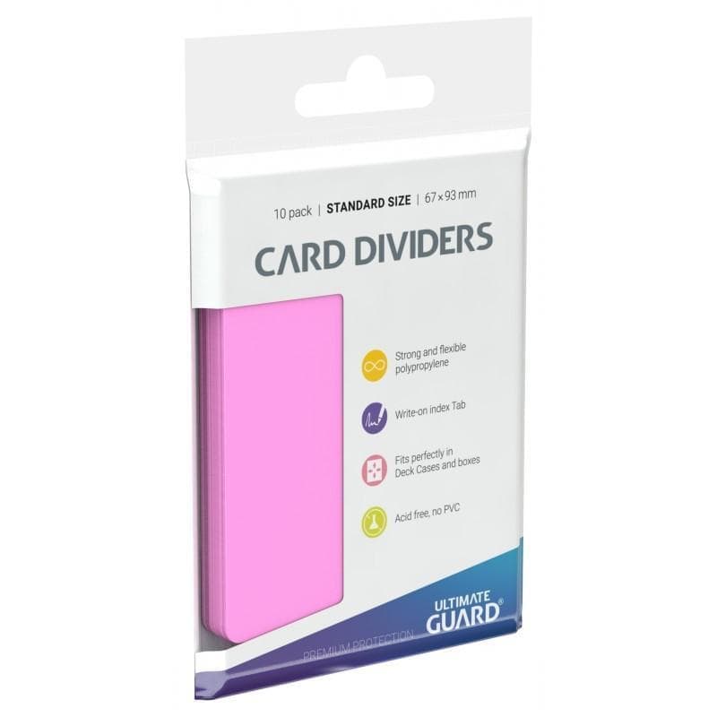 Ultimate Guard | Card Dividers | Pink (10ct)