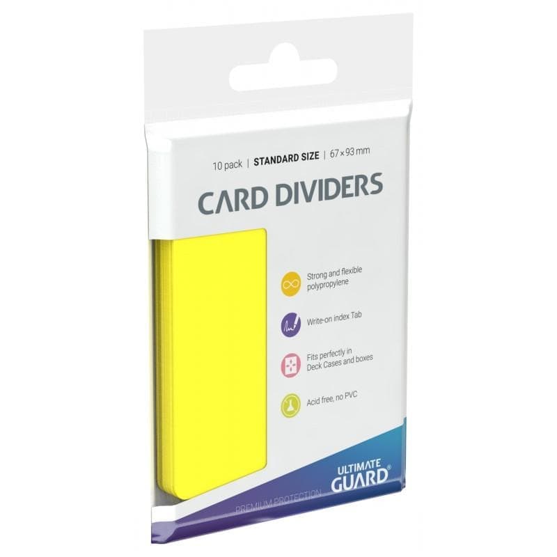 Ultimate Guard | Card Dividers | Yellow (10ct)