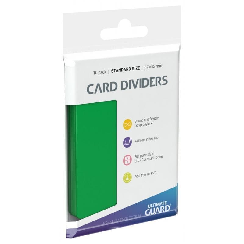 Ultimate Guard | Card Dividers | Green (10ct)