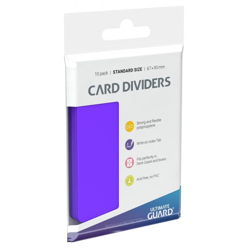 Ultimate Guard | Card Dividers | Purple (10ct)