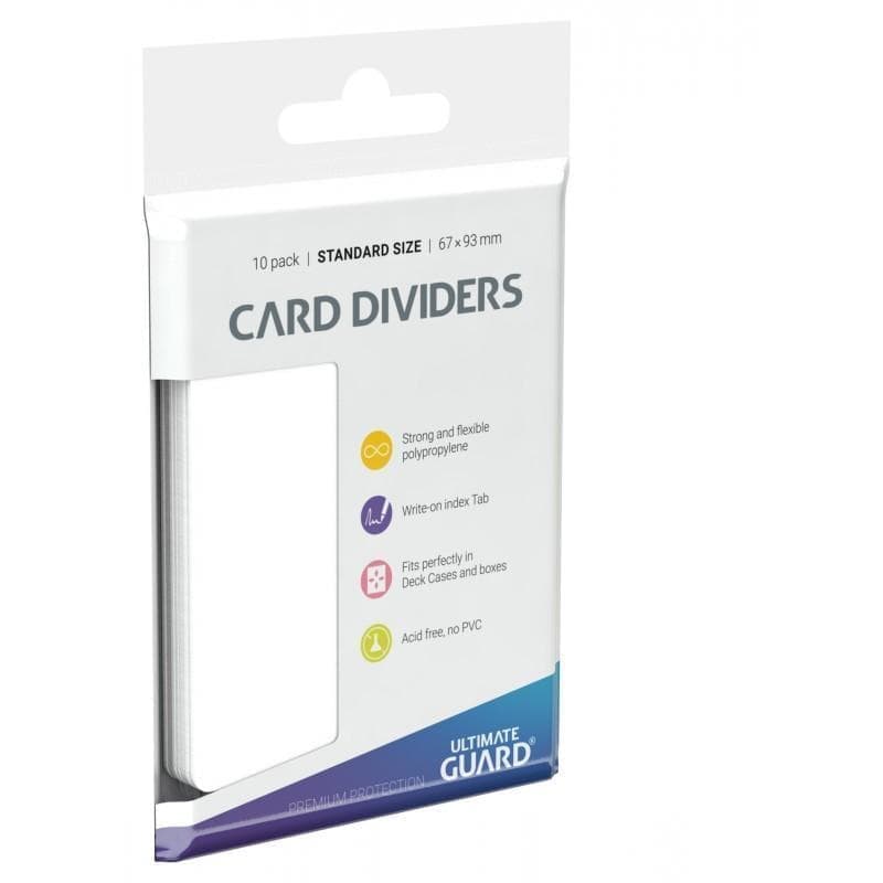 Ultimate Guard | Card Dividers | White (10ct)