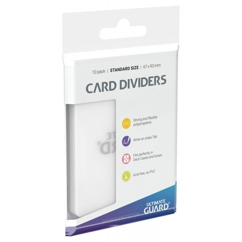Ultimate Guard | Card Dividers | Transparent (10ct)
