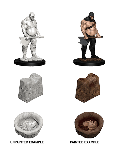 WizKids Deep Cuts Miniatures Executioner & Chopping Block