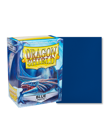 Dragon Shield Matte Sleeves | Standard Size | 100ct Blue