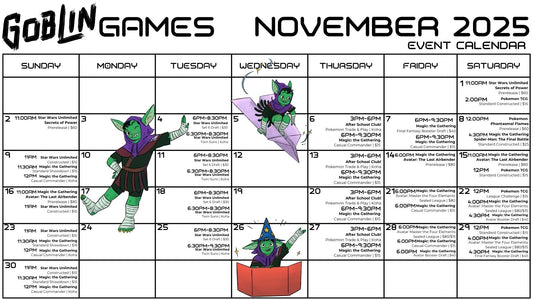 Event Calendar - November 2025