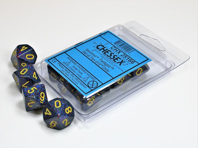 Chessex | d10 Set | Acrylic | Speckled Twilight (10) (CHX 25166)