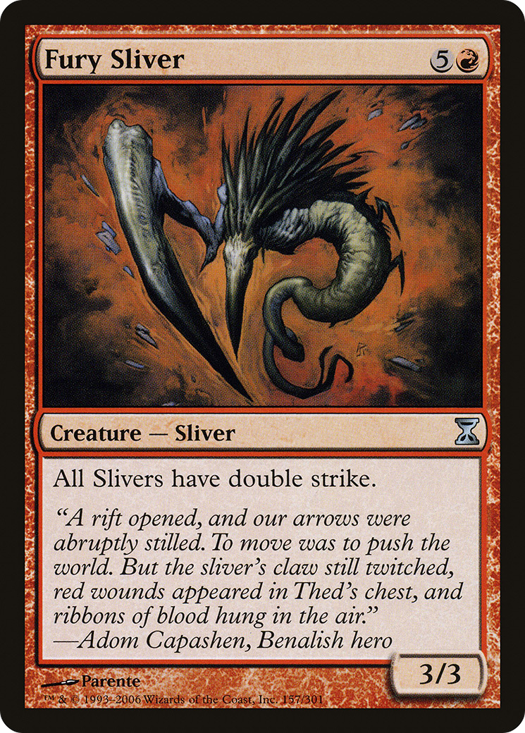 Fury Sliver [Time Spiral] Foil