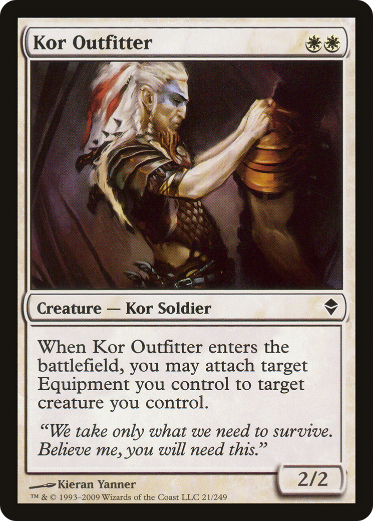 Kor Outfitter [Zendikar] Foil