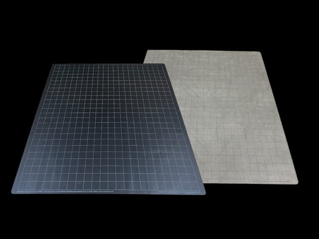 Chessex | Reversible 1" Battlemat  | Black-Grey Squares (60x66cm) (CHX 96480)